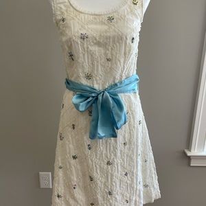 Anthropologie IPSA  Lace Floral Beaded Dress